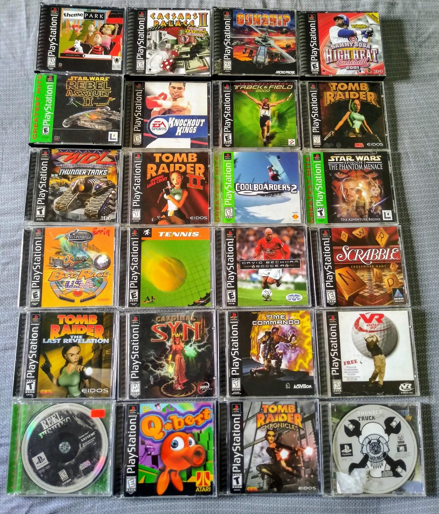 Assorted Vintage Video Games