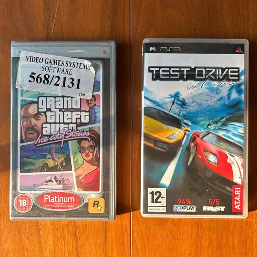 PSP games: Grand Theft Auto: Vice City Stories, Test Drive Unlimited