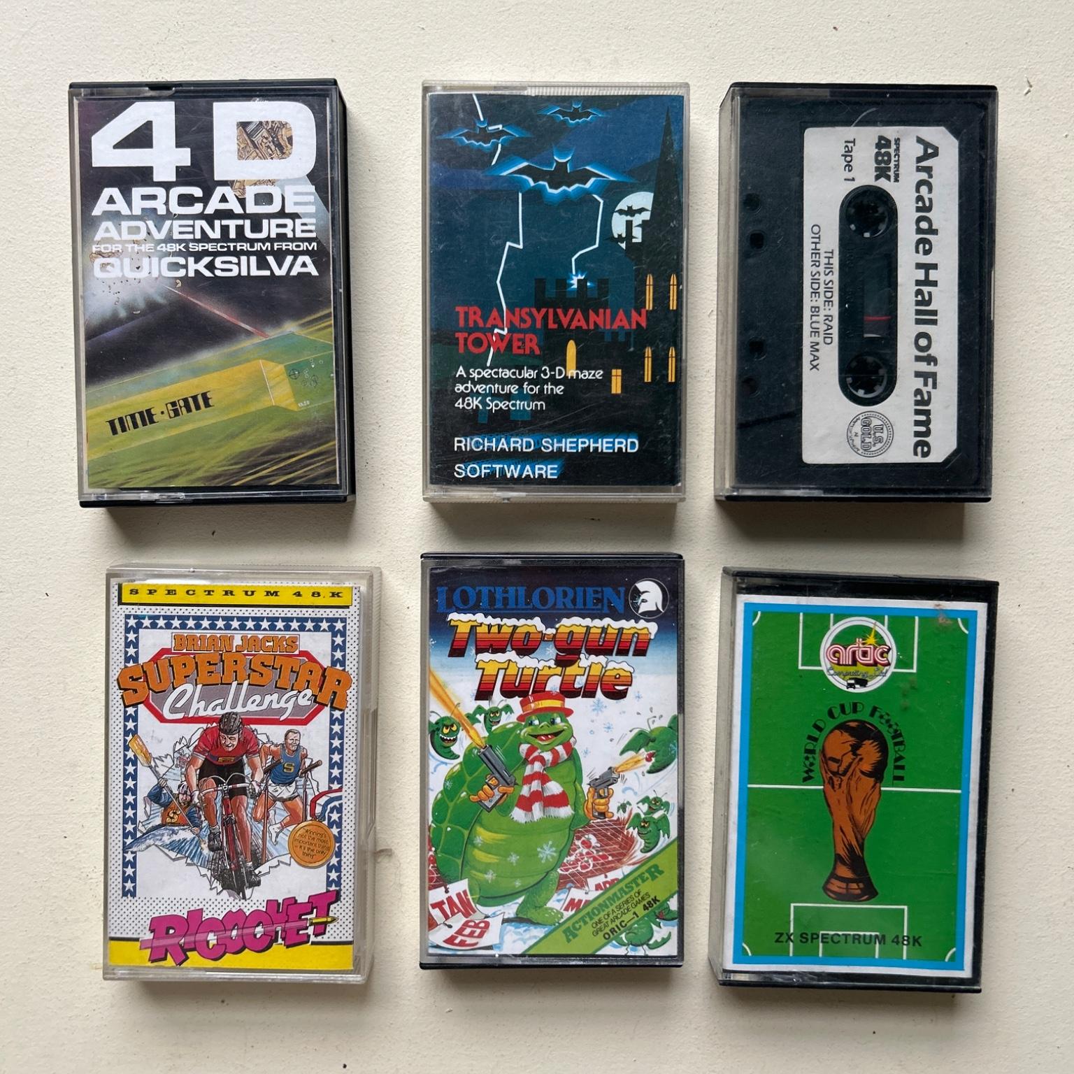 ZX Spectrum Cassette Games