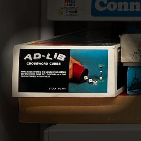 AD-LIB Crossword Cubes