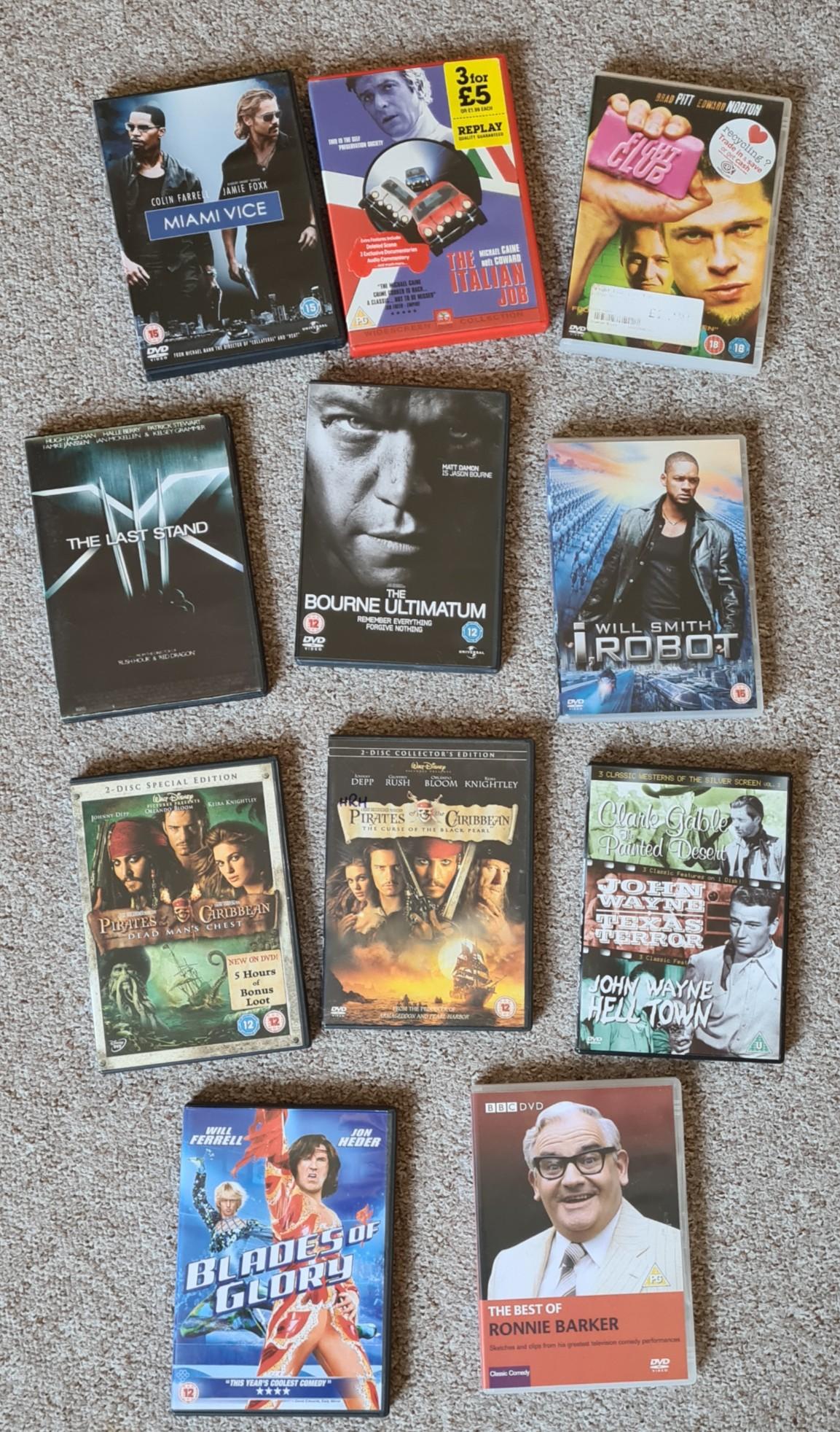 Assorted Second-hand DVDs