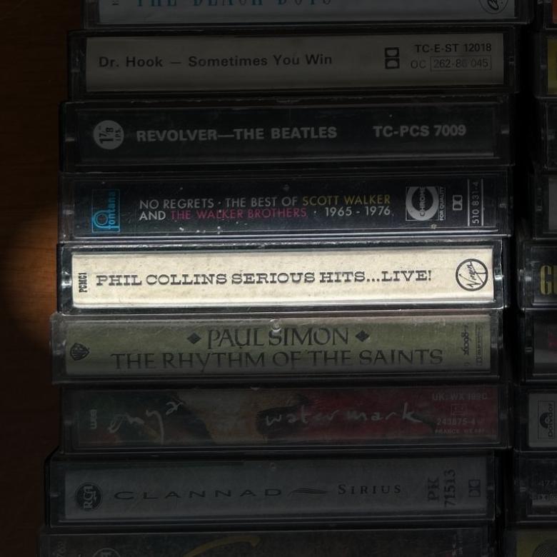 Phil Collins Serious Hits...Live! Cassette Tape