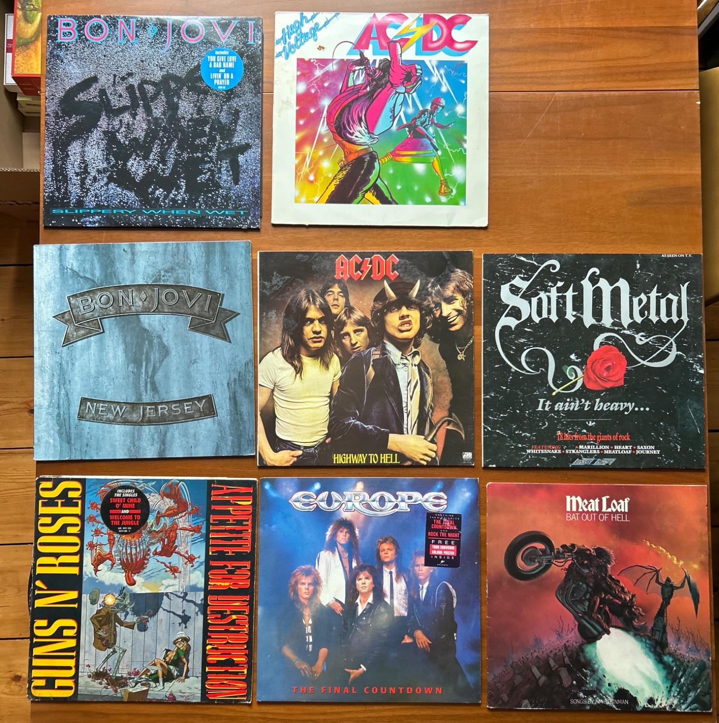 Second-Hand Music Album Collection