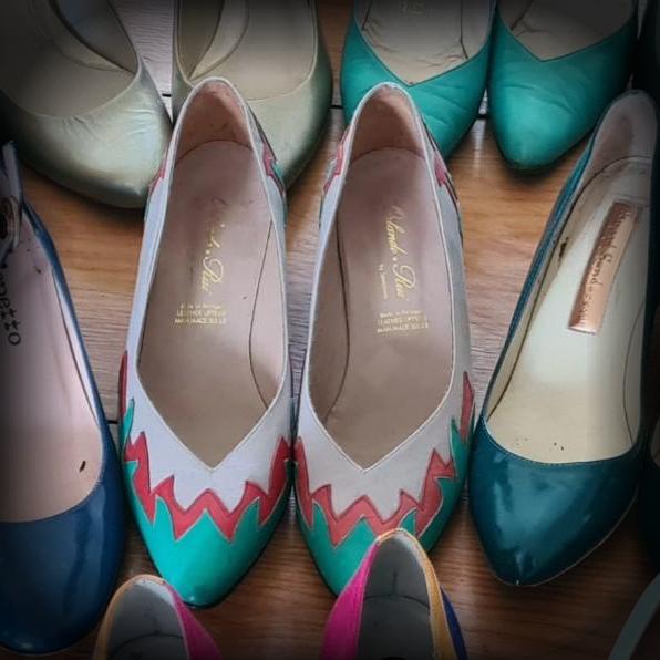 Colorful Pointed-Toe Women's Shoes