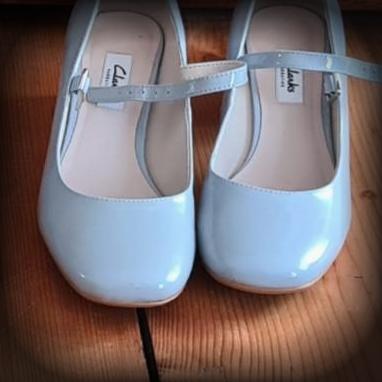 Light Blue Mary Jane Shoes