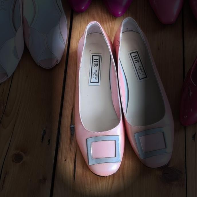 Pink Leather Ballet Flat