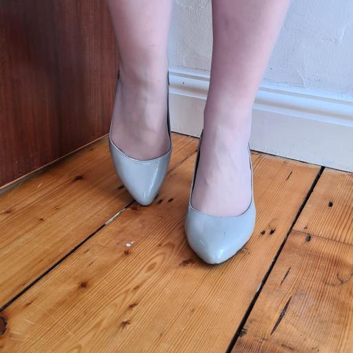 Grey High Heel Shoe 3