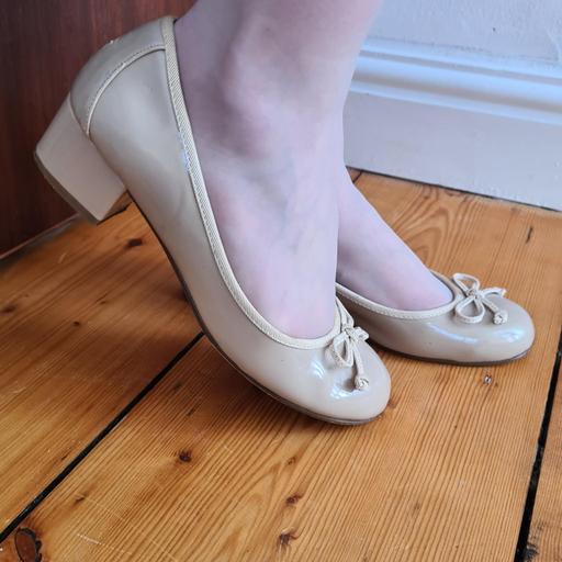 White Ballet Flat Shoe 3