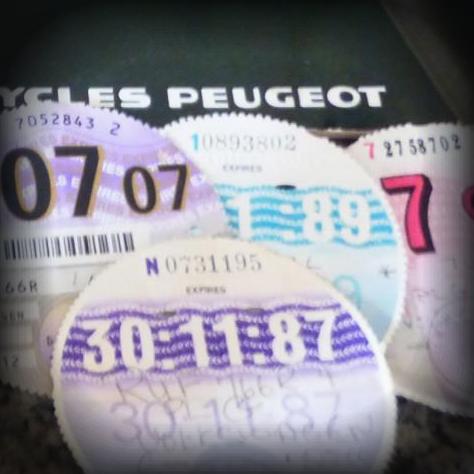 Vintage Tax Discs Collection