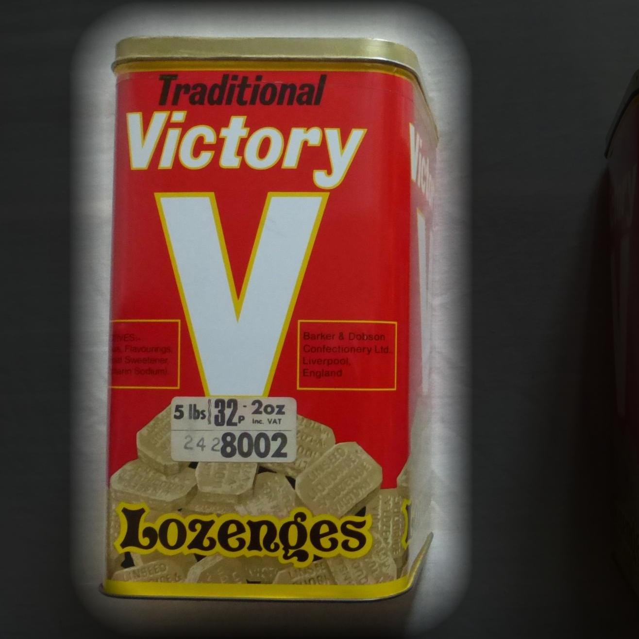 Traditional Victory Lozenges - Decorative grocer's can