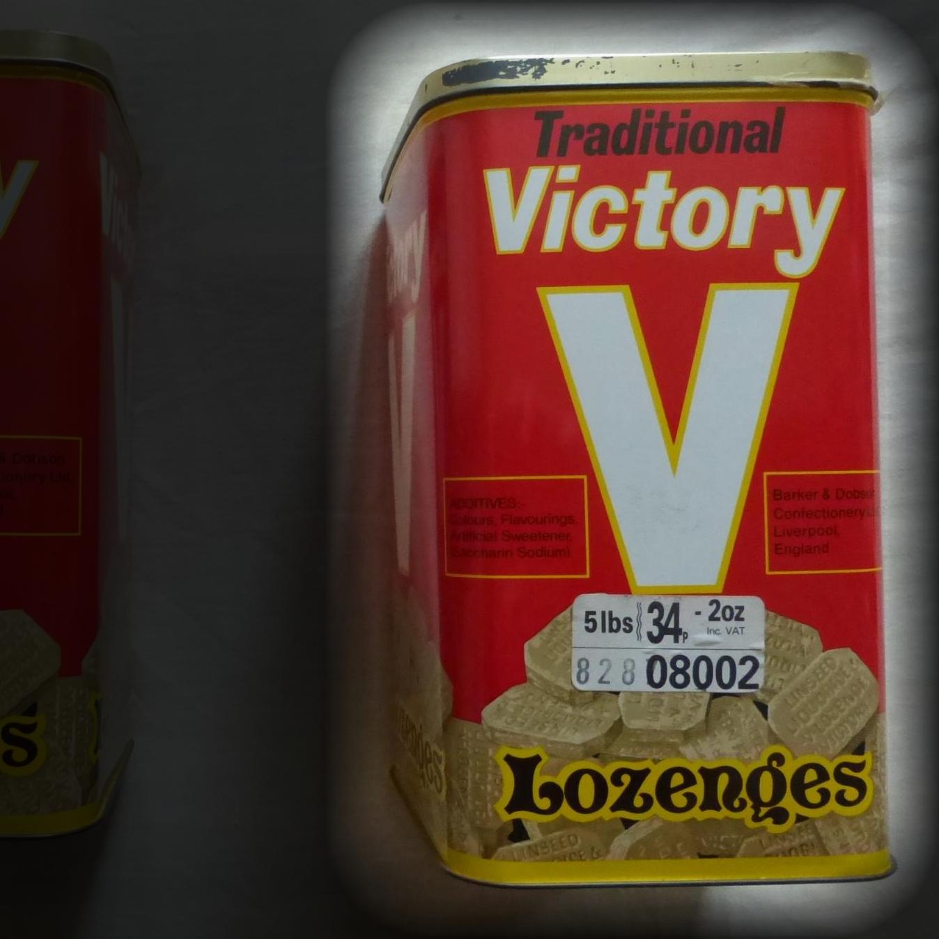 Traditional Victory Lozenges - Decorative grocer's can