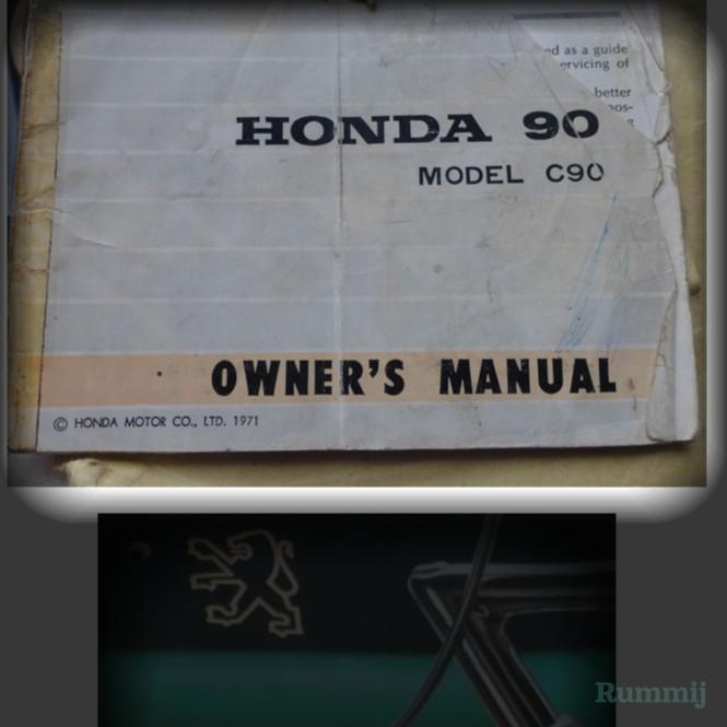 Honda 90 Model C90 Owner's Manual