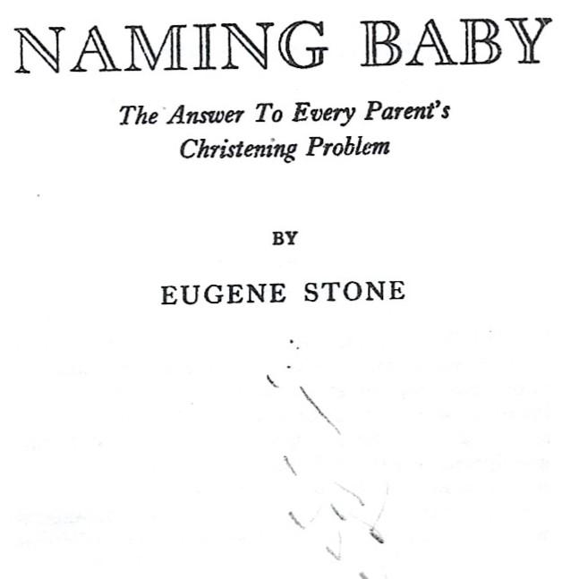 Naming Baby