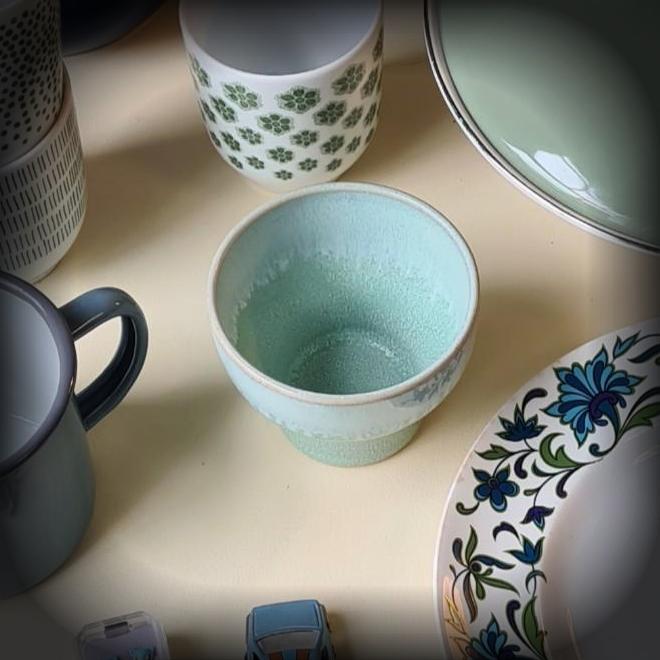 Green Ceramic Bowl