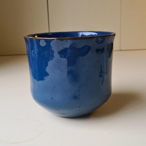 Blue Ceramic Plant pot 2