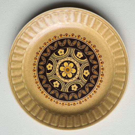 Vintage Plate with Intricate Design 2