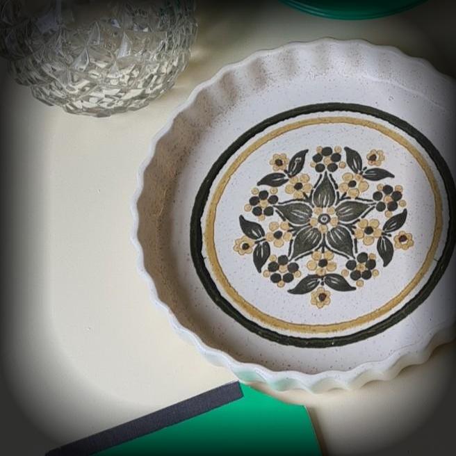 Vintage Ceramic Pie Dish