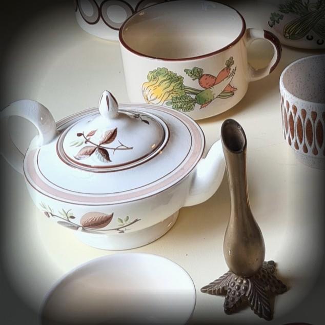 Vintage Ceramic Teapot Set