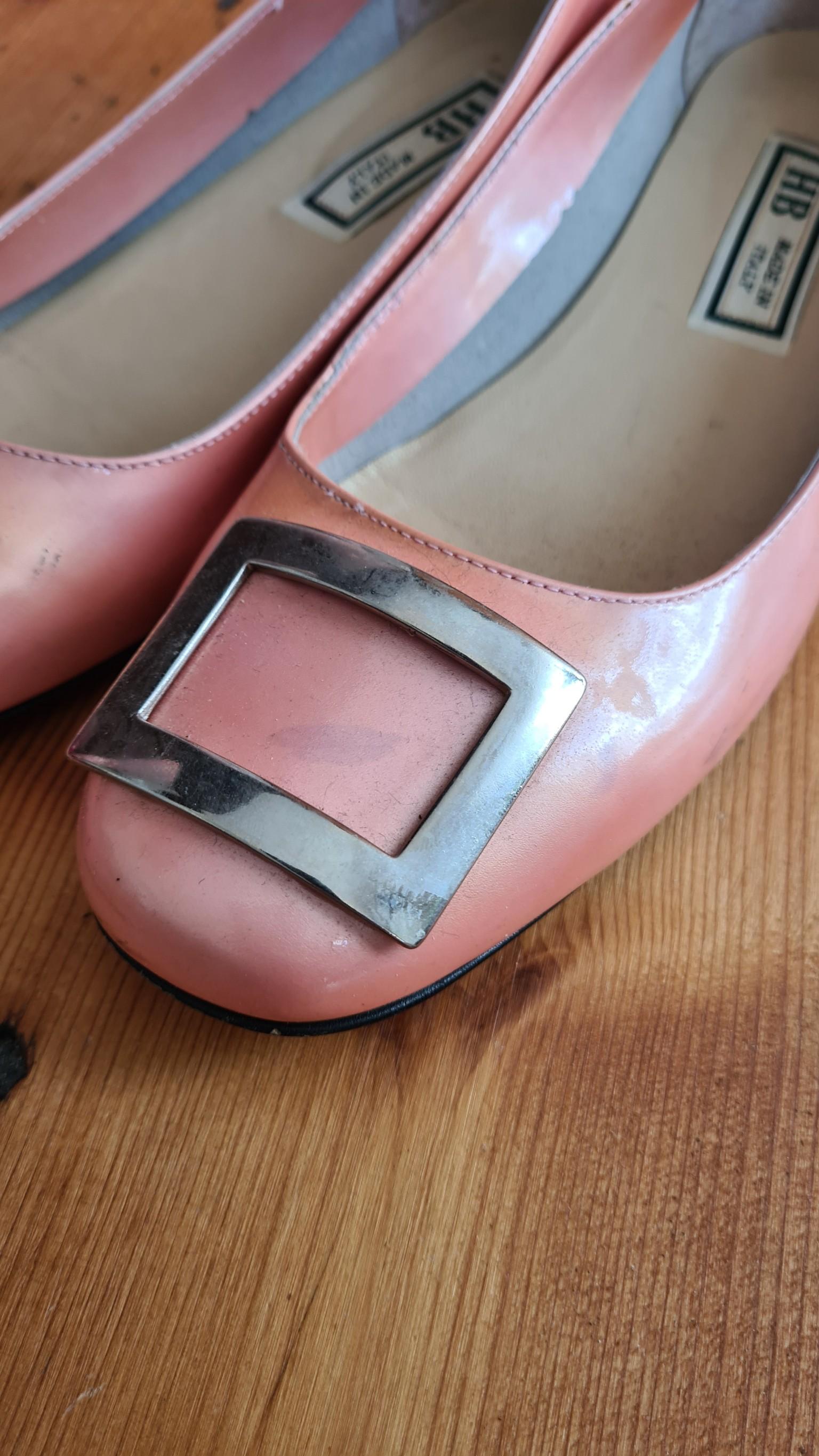 Pink Leather Ballet Flat 1