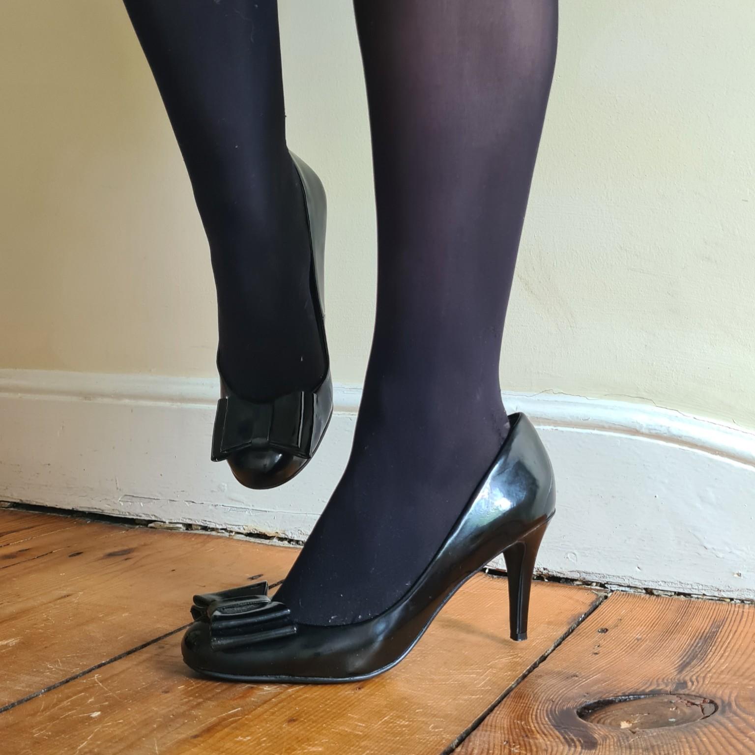 Roberto VianniBlack High Heel Shoe 1