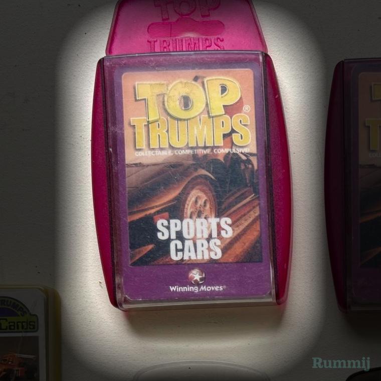 Top Trumps Sports Cars