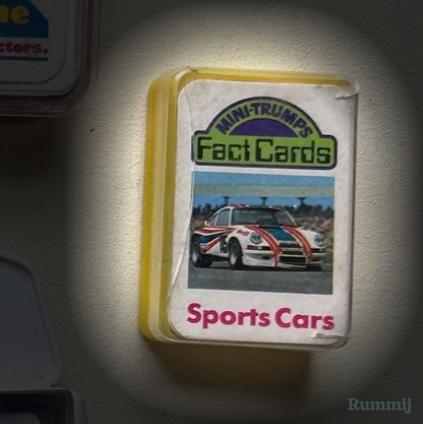 Mini Trumps Fact Cards: Sports Cars